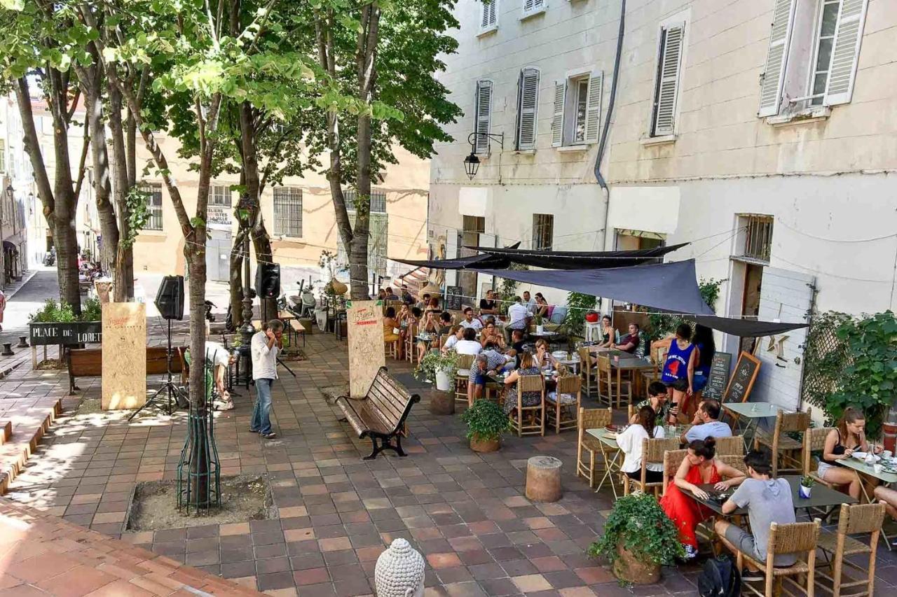 Appartement Le Perchoir - Terrasse & Clim Au Coeur Du Panier à Marseille Extérieur photo